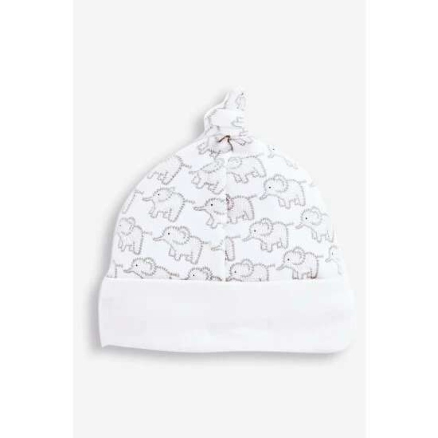 Hats * | Jojo Maman Bebe Baby Grey Little Elephant Hat