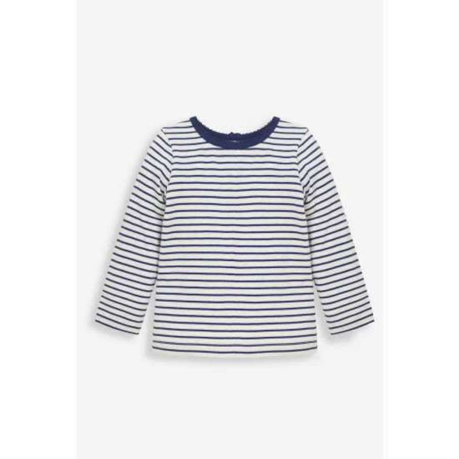 Dresses * | Jojo Maman Bebe Blue Classic Cord Pinny & Top Set