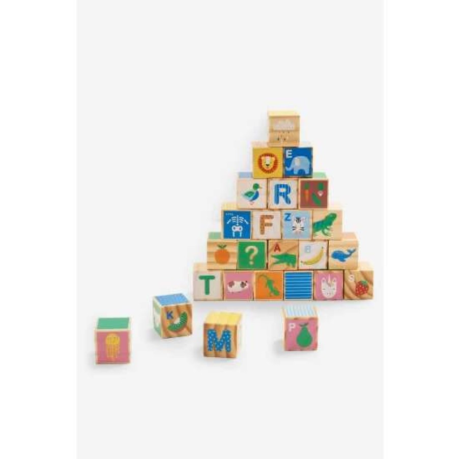 Toys * | Jojo Maman Bebe Wooden Building Blocks