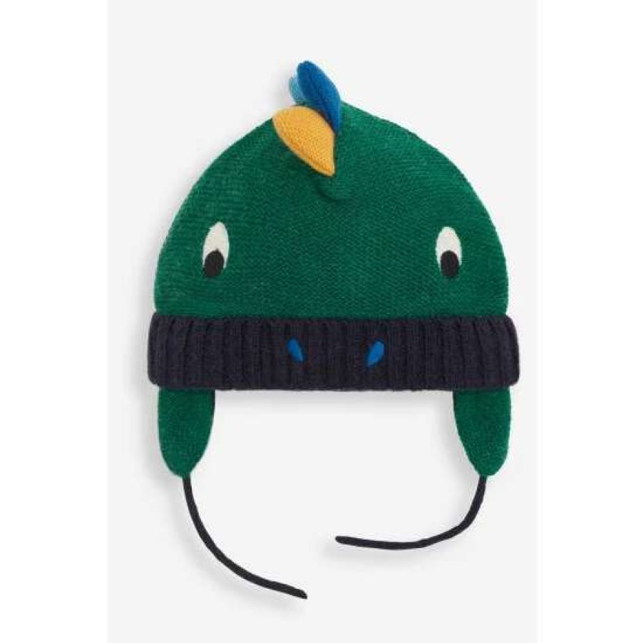 Hats * | Jojo Maman Bebe Green Dinosaur Hat