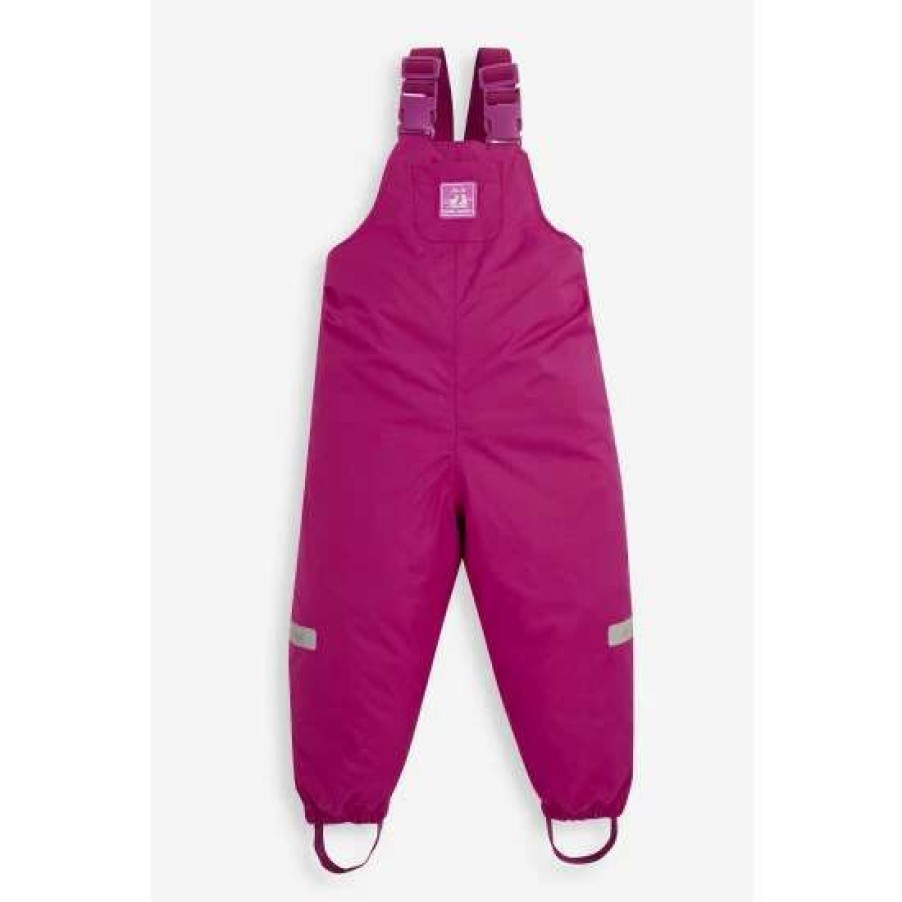 Dungarees * | Jojo Maman Bebe Purple Pack-Away Waterproof Dungarees