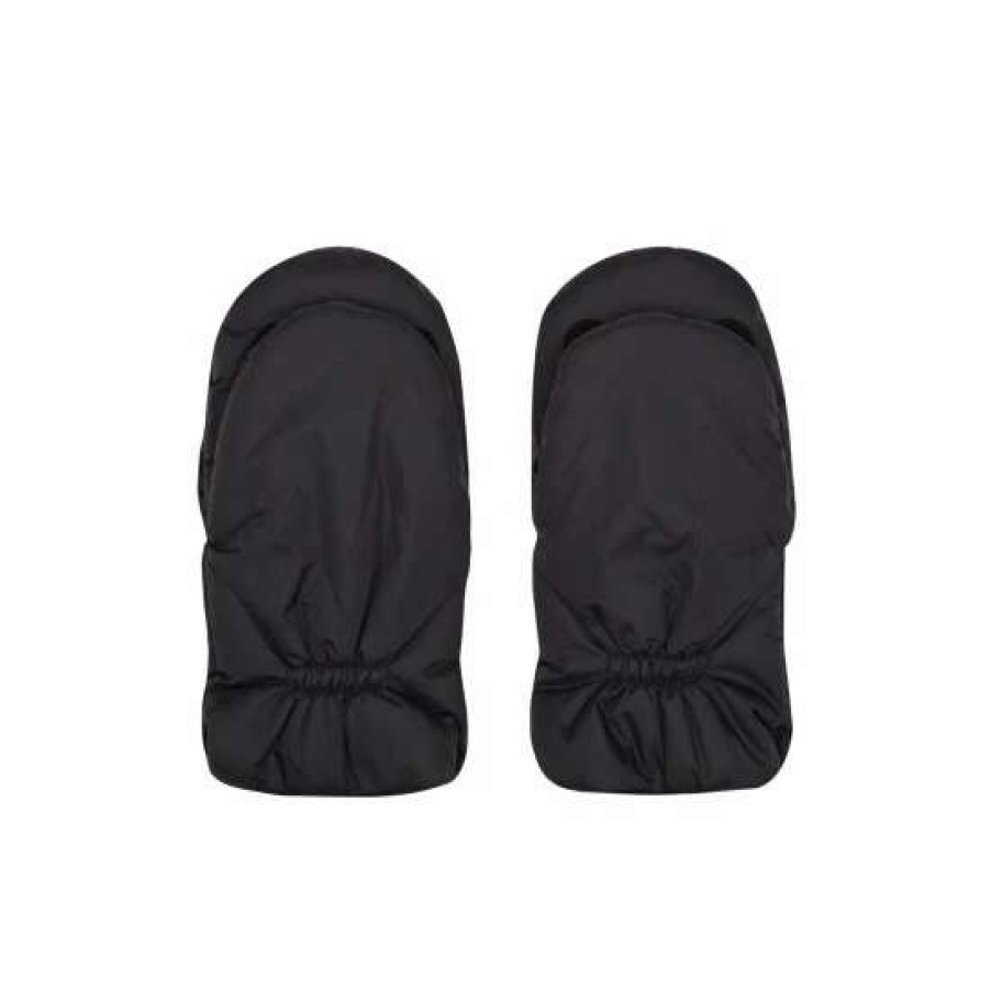 Babyaccessories * | Jojo Maman Bebe Black Stroller Mittens