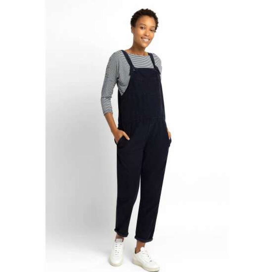 Dungarees * | Jojo Maman Bebe Blue Cord Dungarees