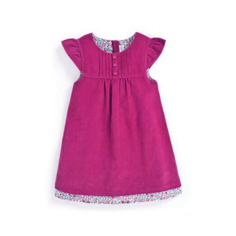 Dresses * | Jojo Maman Bebe Pink Pretty Cord Dress