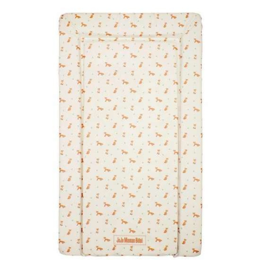 Babyaccessories * | Jojo Maman Bebe Orange Fox Print Changing Mat