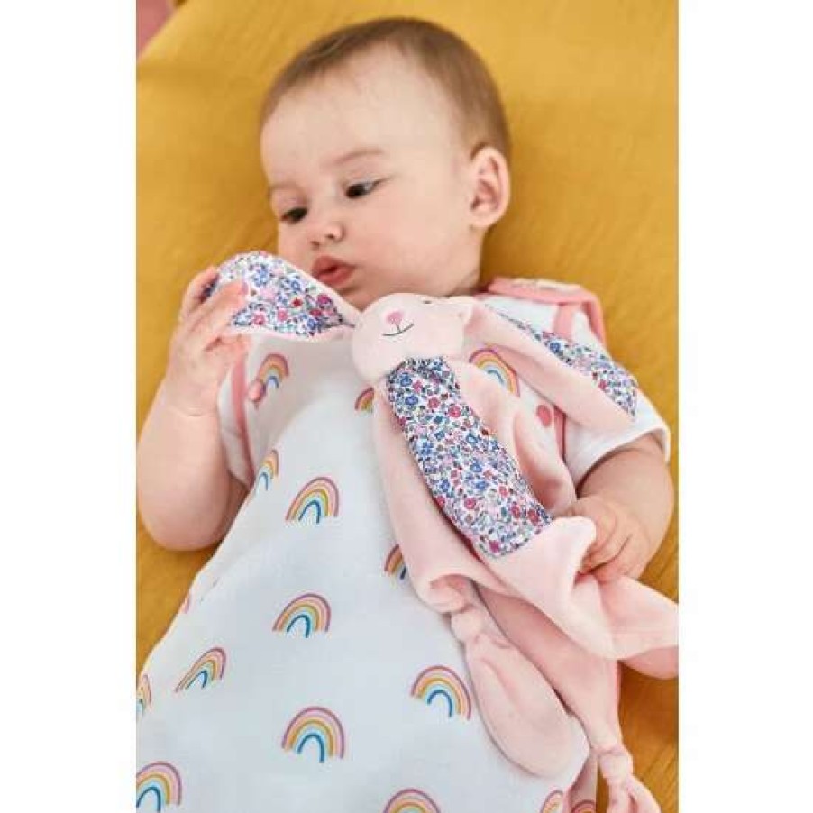 Babyaccessories * | Jojo Maman Bebe Pink Ditsy Floral Bunny Comforter