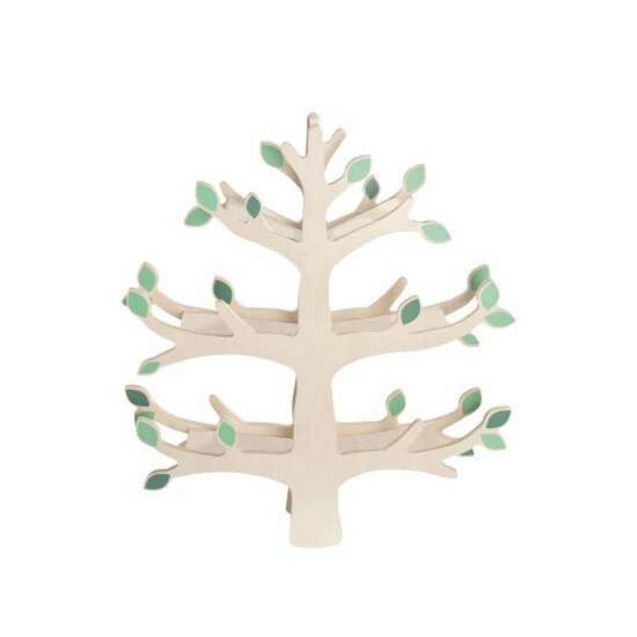 Babyaccessories * | Jojo Maman Bebe Cream Woodland Tree Wall Shelf