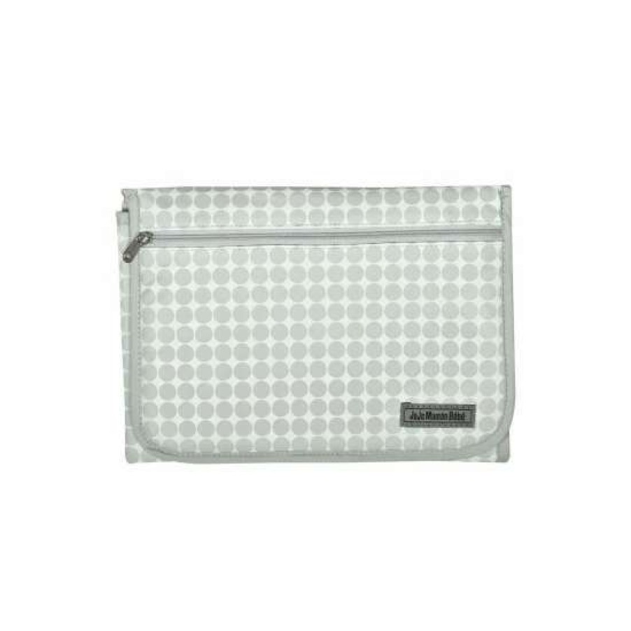 Babyaccessories * | Jojo Maman Bebe Grey Spot Print Folding Changing Mat