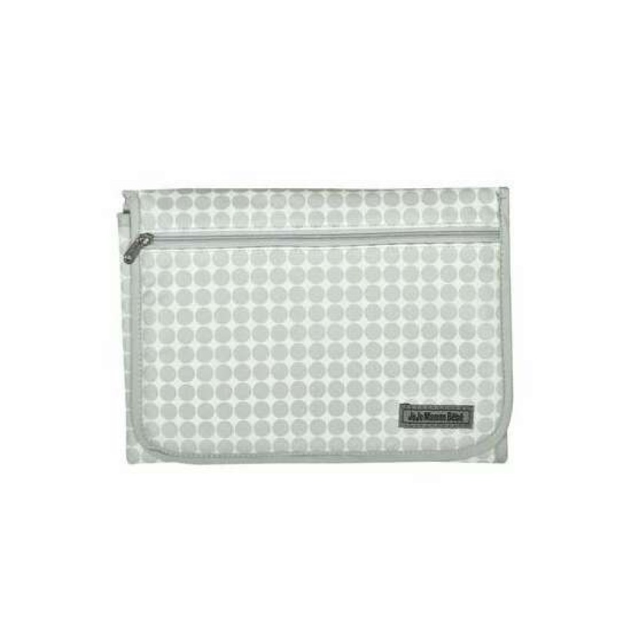 Babyaccessories * | Jojo Maman Bebe Grey Spot Print Folding Changing Mat