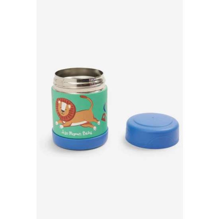 Babyaccessories * | Jojo Maman Bebe Blue Lion Insulated Food Storage