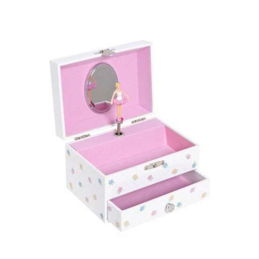 Toys * | Jojo Maman Bebe Pretty Floral Musical Jewellery Box