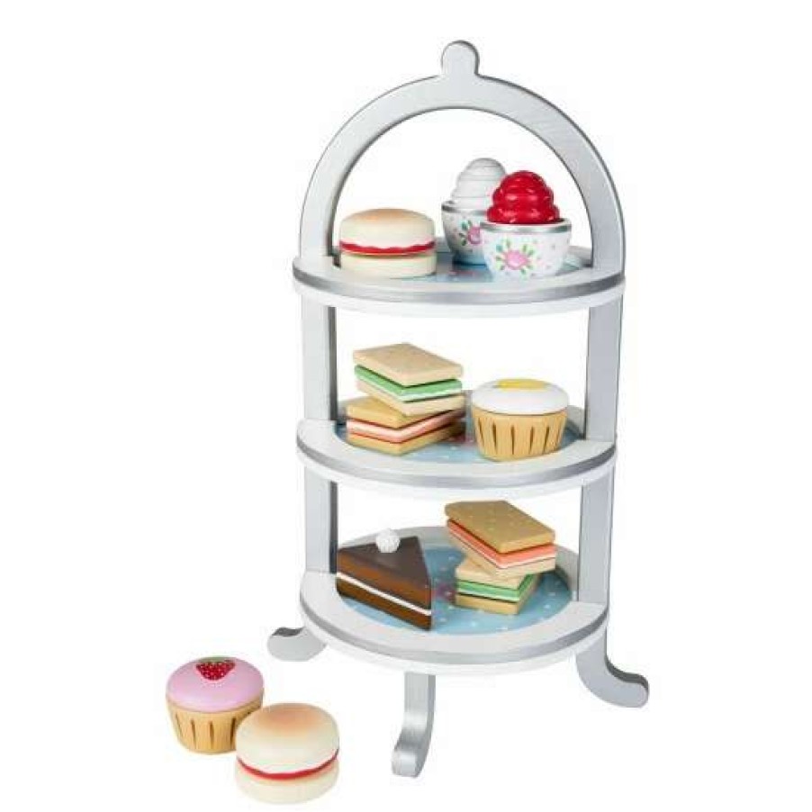 Toys * | Jojo Maman Bebe Wooden High Tea Set