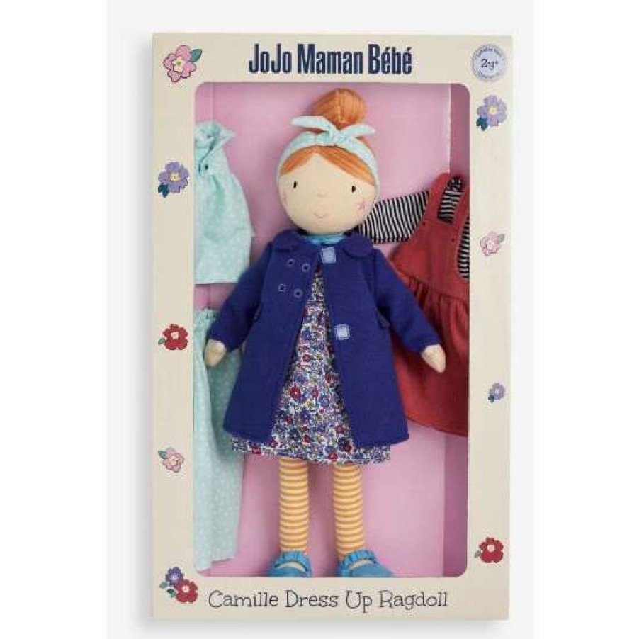 Toys * | Jojo Maman Bebe Camille Dress Up Ragdoll