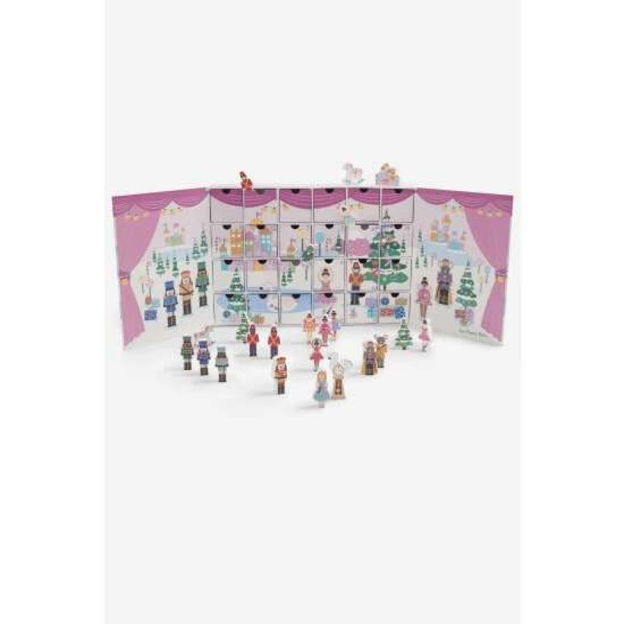 Toys * | Jojo Maman Bebe Pink The Nutcracker Advent Calendar