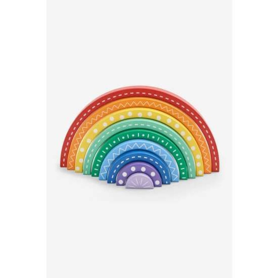 Toys * | Jojo Maman Bebe Large Rainbow Stacker