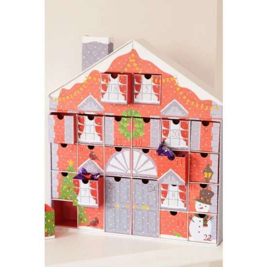 Toys * | Jojo Maman Bebe Pink Christmas Advent House