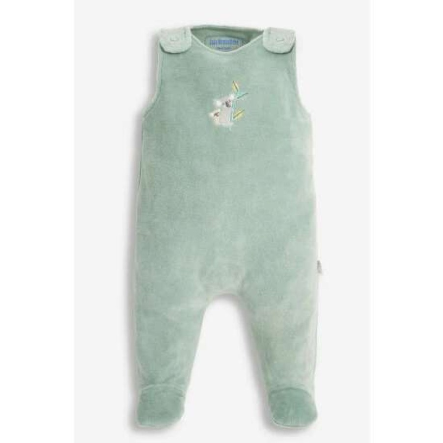 Dungarees * | Jojo Maman Bebe Green Two-Piece Koala Dungaree Set