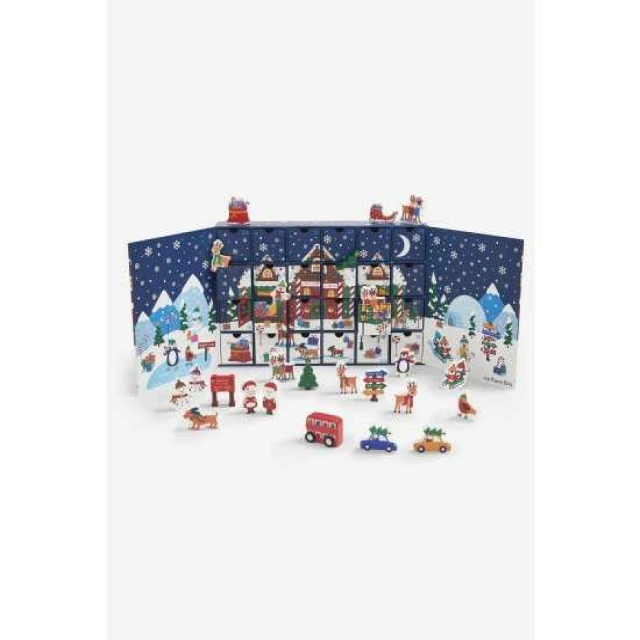 Toys * | Jojo Maman Bebe Blue Toy Workshop Advent Calendar