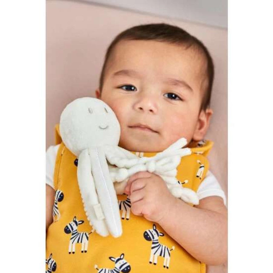 Toys * | Jojo Maman Bebe Baby White Octopus Toy