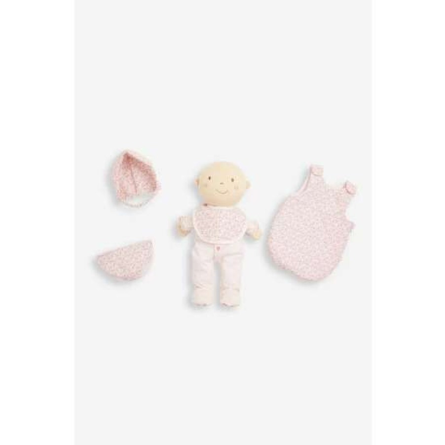 Toys * | Jojo Maman Bebe Baby Pink Rosie Doll Set