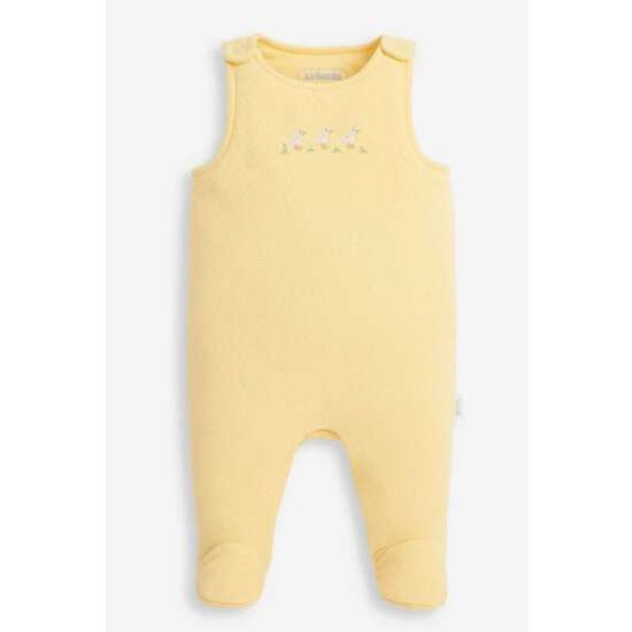 Dungarees * | Jojo Maman Bebe Yellow Duck Dungaree 2 Piece Set